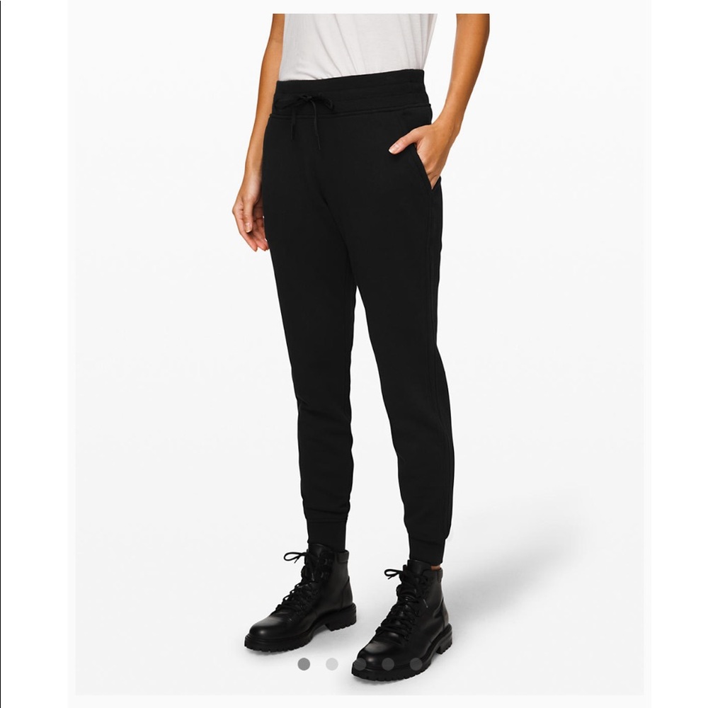 Black Warm Down Jogger by Lululemon